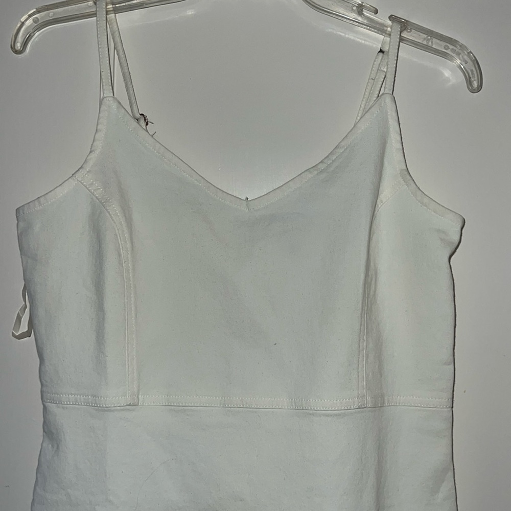 White denim dress. NWT!